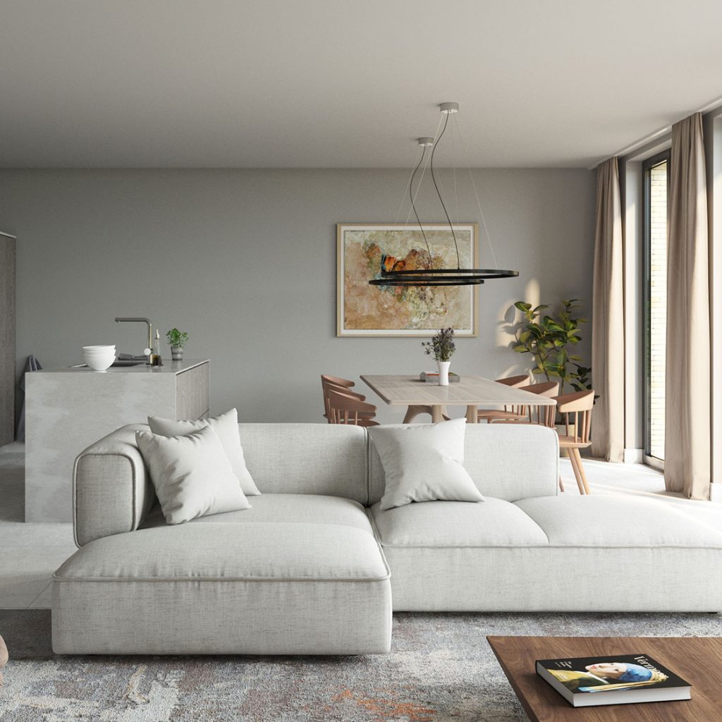 3d visualisatie interieur, appartementen