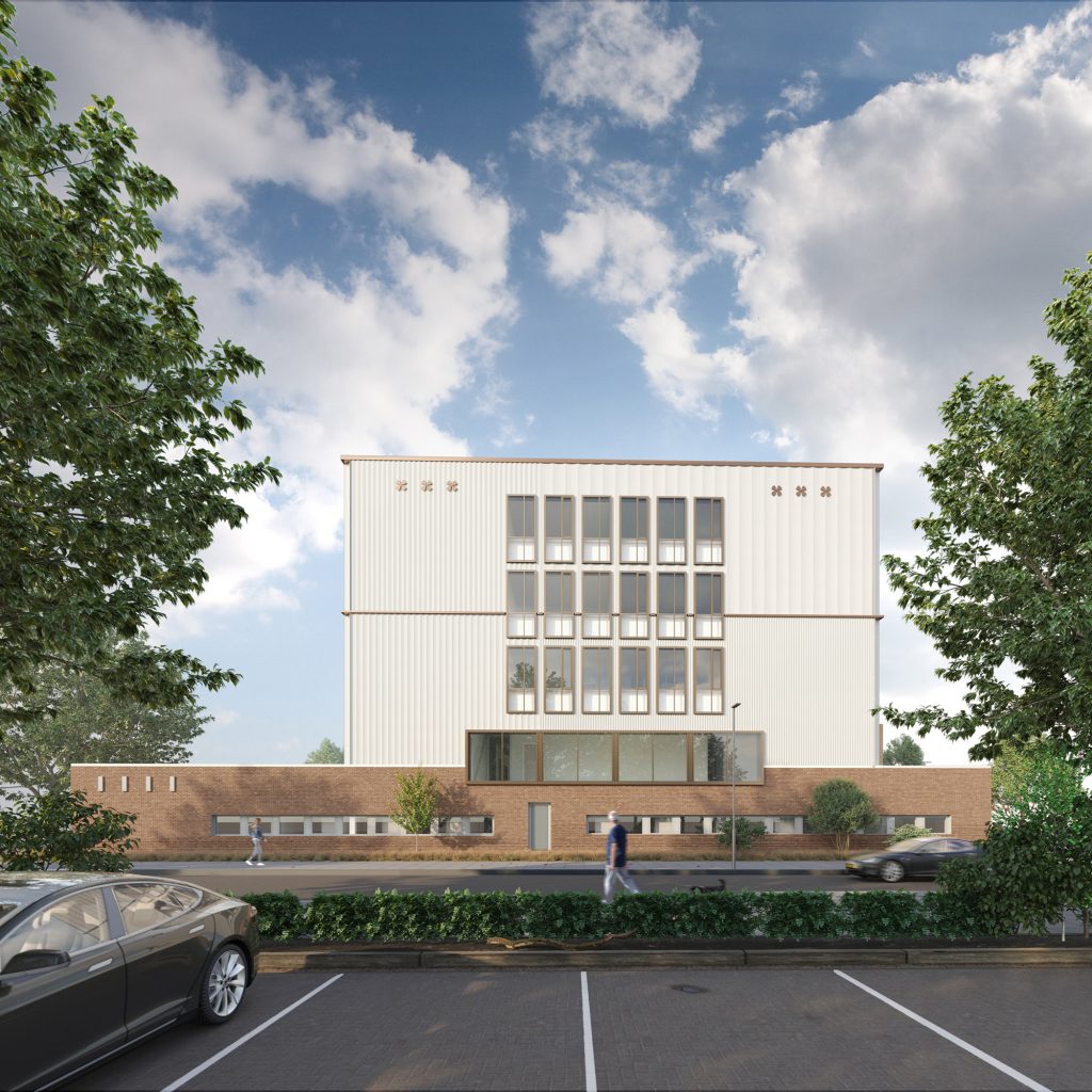 3D visualisatie nieuwbouw GGD gebouw Nijmegen