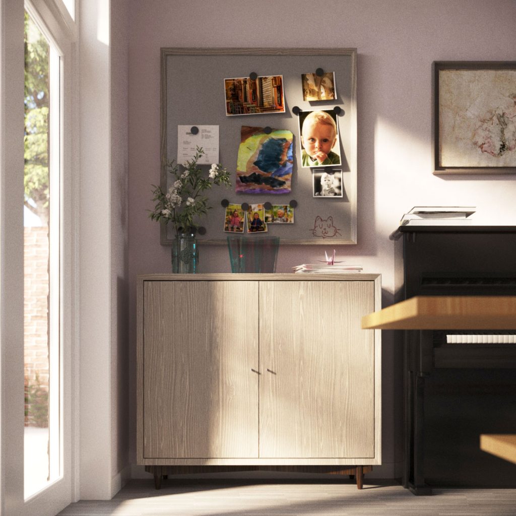 3d visualisatie meubel, kasten, maatwerk, 3D interieur, modern, scandinavisch