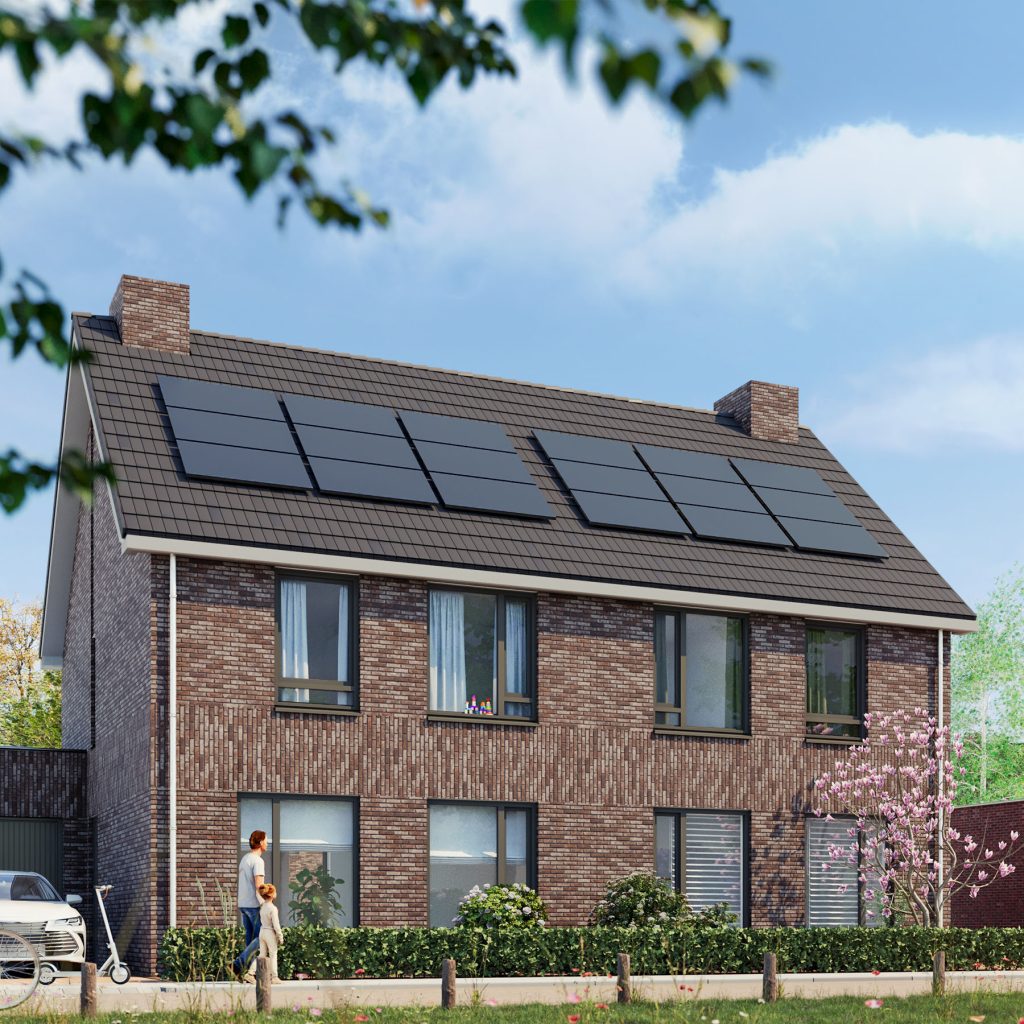 3D-visualisatie-nieuwbouw-woningen Den-Hoerk Helvoirt, architectuur